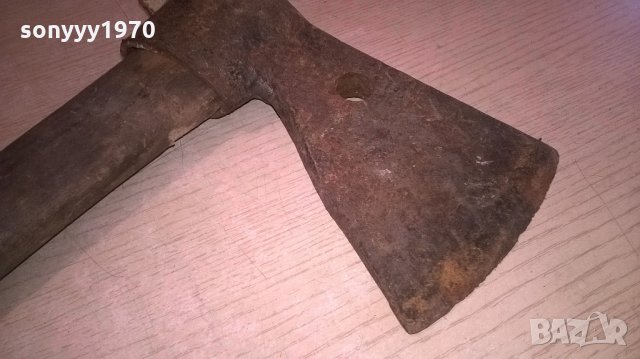 ПОРЪЧАНА-немска ретро брадва/сатър/томахавка-40х23см-внос швеицария, снимка 5 - Колекции - 22002136