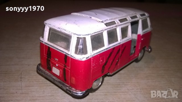 volkswagen-11x5x5-см-метален бус-ретро колекция, снимка 8 - Колекции - 22023430