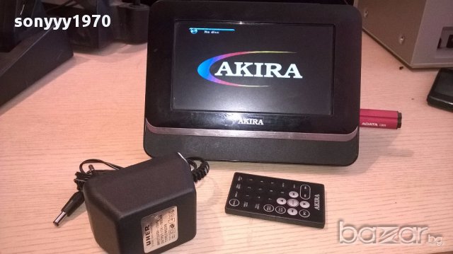 Akira-cd/dvd/usb/card+adapter+remote-внос швеицария, снимка 12 - Плейъри, домашно кино, прожектори - 14680247