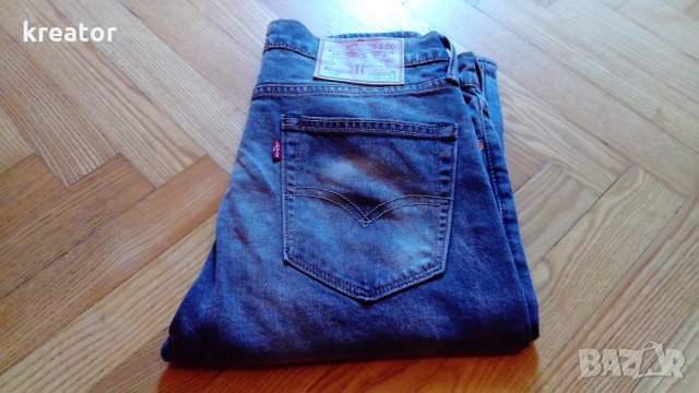  НОВО!!! levi's jeans оригинал размер 30/32 цвят сив levi strauss мъжки дънки, снимка 13 - Дънки - 22462688