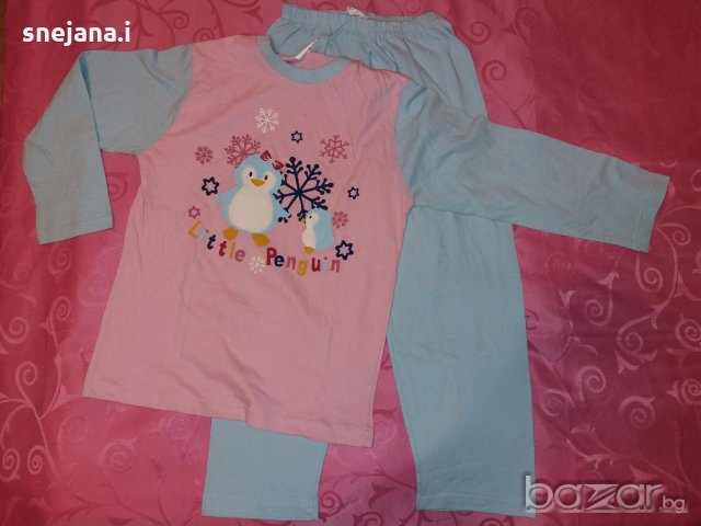 Нова детска пижама ръст 122-128
