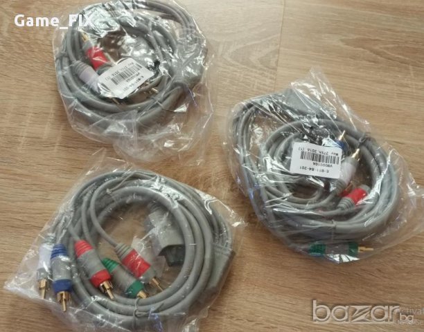Компонентен кабел за Nintendo Wii и Wii U конзоли, снимка 2 - Nintendo конзоли - 16755697