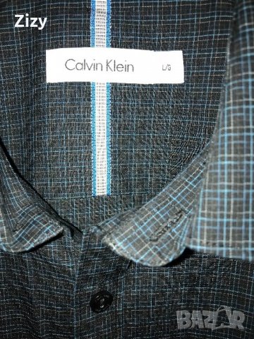 Calvin Klein, L, нова с етикети, оригинална риза с дълъг ръкав, снимка 2 - Ризи - 21518355