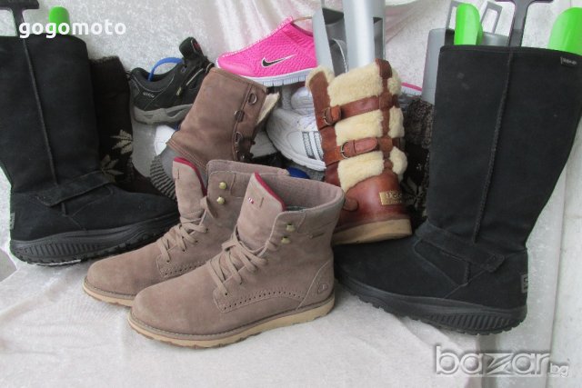 Водоустойчиви GORE-TEX туристически обувки, 39- 40,VIKING original, унисекс боти,фин естествен велур, снимка 4 - Дамски боти - 20838487