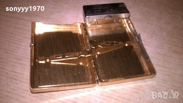 стара колекционерска запалка/табакера-10х5.5х2см, снимка 2 - Колекции - 23276594