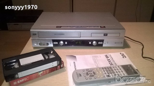 jvc hr-xv2e dvd/video recorder+remote-внос швеицария, снимка 1 - Ресийвъри, усилватели, смесителни пултове - 18419046