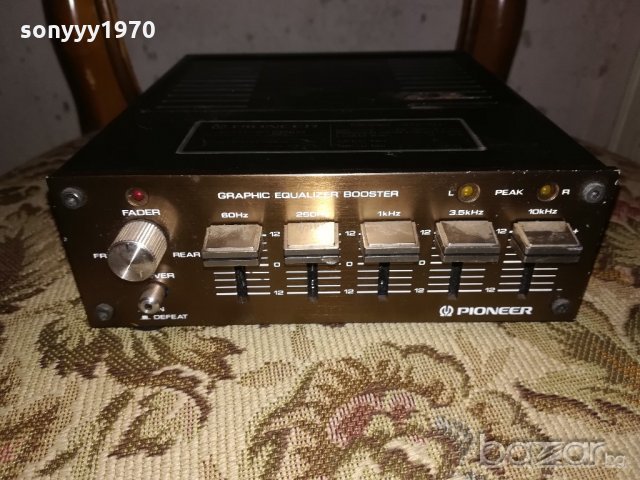 pioneer ad-30 car stereo equalizer&amplifier-made in japan, снимка 2 - Ресийвъри, усилватели, смесителни пултове - 21318642