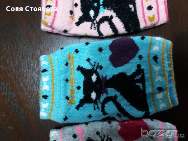 Ръкавици без пръсти с котета черно, сиво, синьо, розово, снимка 5 - Шапки - 17182319