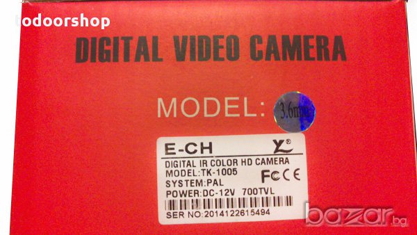 Видеоохранителна камера куполна ТК-1005, снимка 3 - Камери - 12280258