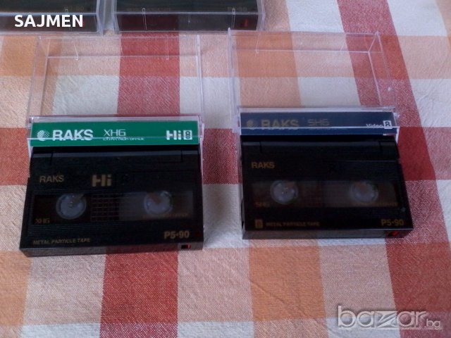 Касети video 8 и касети hi 8   , снимка 3 - Аудиосистеми - 15788176