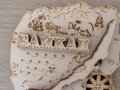 Автентичен 3D дървен магнит от езерото Байкал, Русия-серия-7, снимка 2