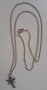 Сребърна верижка с висулка Ангелче, снимка 1 - Колиета, медальони, синджири - 20602156