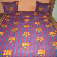 Спален комплект на Ман.Ю,Реал М или Барселона - за приста или спалня, снимка 5 - Спално бельо - 20110785