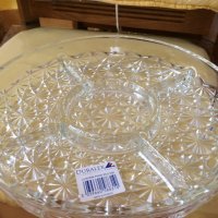 Кристална чиния-салатиера-2 броя, снимка 3 - Чинии - 23079506