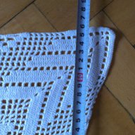 Покривка за маса или каре плетено на една кука, снимка 9 - Покривки за маси - 17750003
