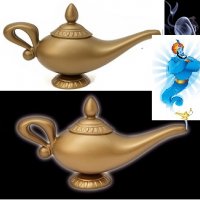 Вълшебна лампа на дух Джин от Аладин и вълшебната лампа пластмасова , снимка 1 - Други - 24672291
