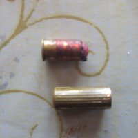 Старо бронзово червило патрон гилза , снимка 2 - Колекции - 25581275