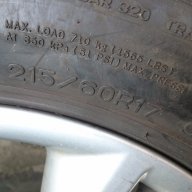4 броя гуми 215/60/17 от Нисан Джук- 200лв, снимка 6 - Гуми и джанти - 13407862