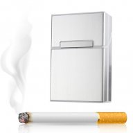 Кутия табакера за цигари за 80 мм, метална кутия с магнитен капак, снимка 10 - Табакери - 17213388