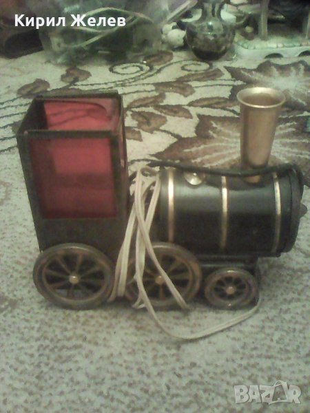 Старо влакче метално лампа нощна А 412 , снимка 1