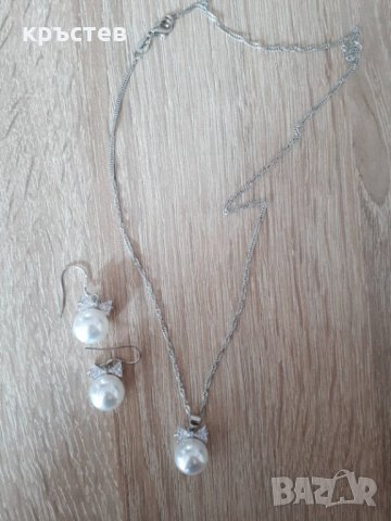 Елегантен Дамски комплект , снимка 4 - Бижутерийни комплекти - 23908813