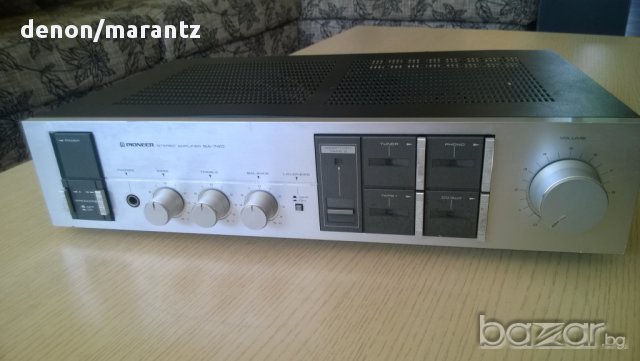 pioneer sa-740-stereo amplifier-made in japan-внос швеицария, снимка 8 - Ресийвъри, усилватели, смесителни пултове - 8259200
