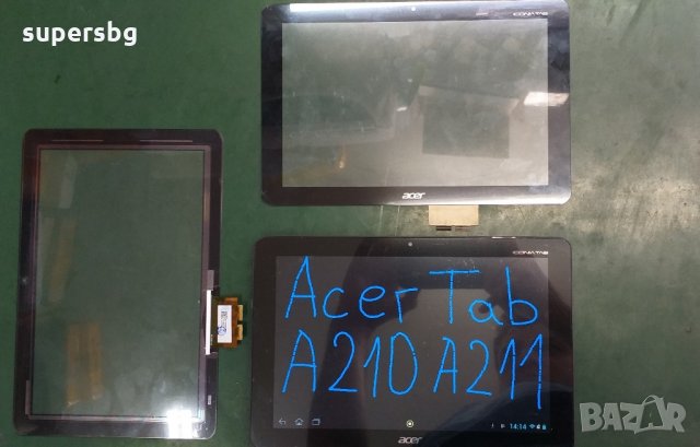 Тъч срийн за Acer Iconia Tab A210 A211 69.10I22.G04 Touch Screen Digitizer, снимка 2 - Таблети - 22184313