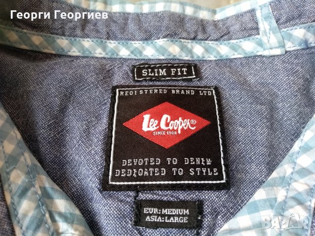 Мъжка риза Lee Cooper/Лий Купър,100% оригинал , снимка 3 - Ризи - 24795240