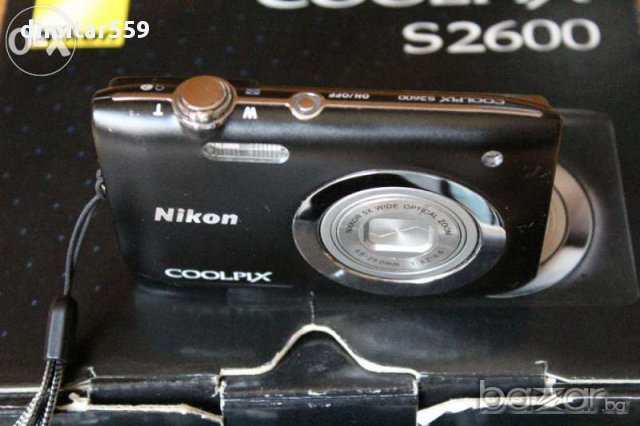 HD Nikon Colpix S2600 14MP фотоапарат като нов, снимка 8 - Фотоапарати - 11088224