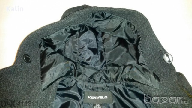 Елегантно кашмирено палто с качулка KENVELO, снимка 11 - Якета - 11916951