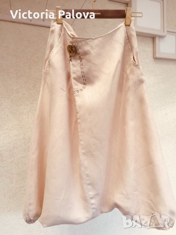 Уникална ленена пола-потури, снимка 5 - Поли - 25089353