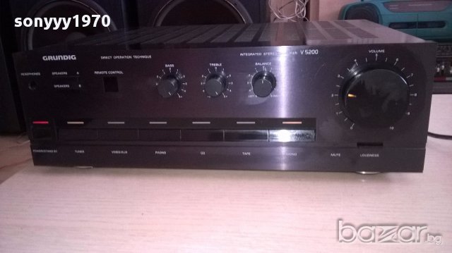 поръчан-grundig v5200 amplifier-made in germany-внос швеицария, снимка 11 - Ресийвъри, усилватели, смесителни пултове - 14209308