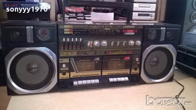 lasonic with disco light-голям двукъсетъчен-АНТИКА, снимка 2 - Ресийвъри, усилватели, смесителни пултове - 19438838