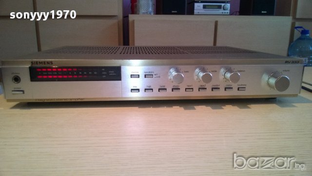 siemens rv-333 stereo amplifier-380watts-внос швеицария, снимка 10 - Ресийвъри, усилватели, смесителни пултове - 11444787