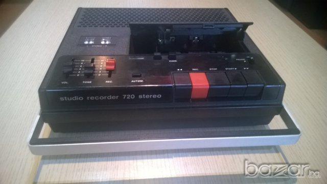 itt 720-schaub lorenz-studio stereo cassete recorder-нов внос от швеицария, снимка 6 - Ресийвъри, усилватели, смесителни пултове - 7482287