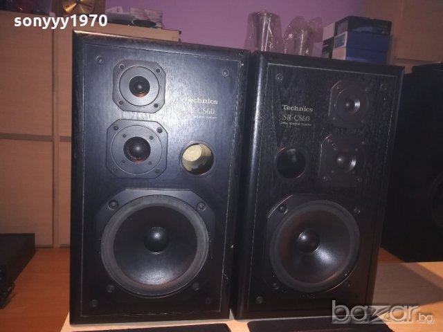 ⭐technics sb-cs60 3way-2x120w-8ohm-46х27х25см-от швеицария, снимка 3 - Тонколони - 20528611