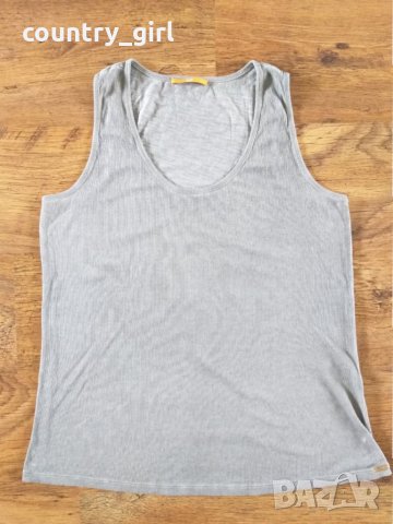 boss orange womens grey tank top - страхотен дамски потник, снимка 3 - Потници - 25542605