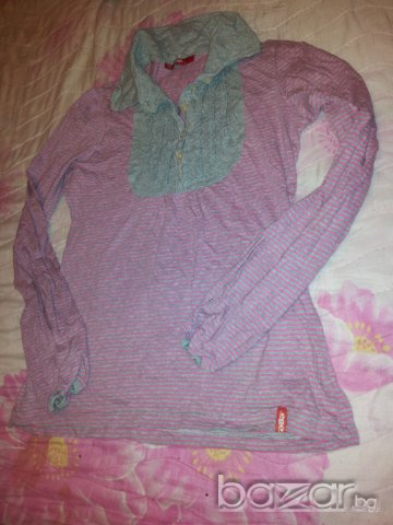 Розова блузка, снимка 2 - Блузи с дълъг ръкав и пуловери - 8022754