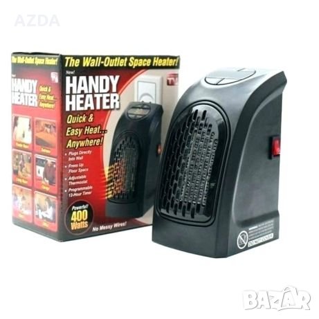 Печка духалка Handy Heater 400 вата стенна, снимка 3 - Отоплителни печки - 20494195
