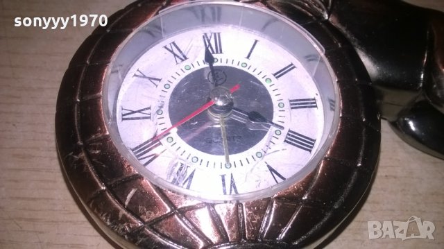 метален лъв-запалка/часовник-15х15х5см-внос швеция, снимка 7 - Колекции - 25526709