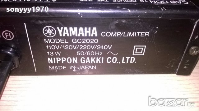Yamaha gc2020 comp/limiter-made in japan-внос швеицария, снимка 6 - Ресийвъри, усилватели, смесителни пултове - 14019199