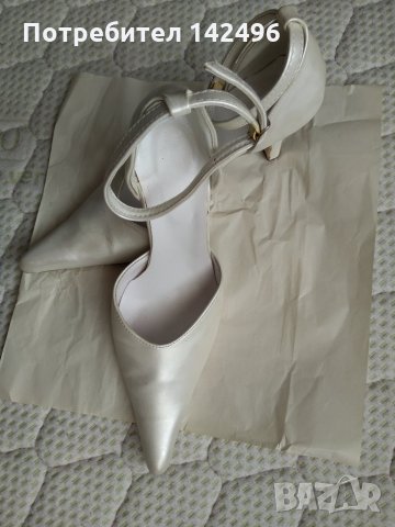 Сватбени обувки, снимка 5 - Дамски обувки на ток - 23122891