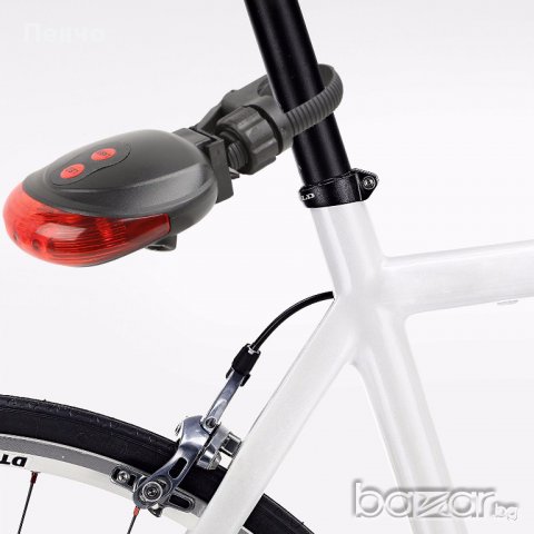 Стоп светлина за колело и мотор с лазер за безопасно каране, мигаща светлина, водоустойчив , снимка 14 - Аксесоари за велосипеди - 14531403