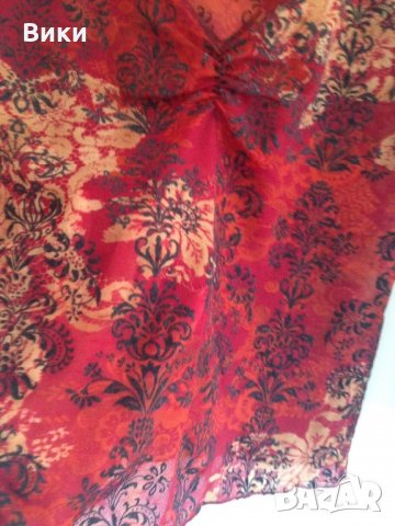 Червена блуза, снимка 4 - Блузи с дълъг ръкав и пуловери - 24452748