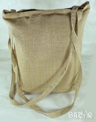 Ленена чантичка торбичка ръчна изработка, снимка 2 - Чанти - 21955439
