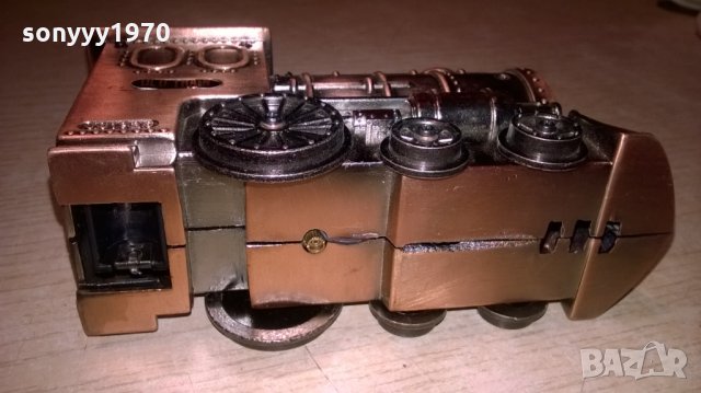 old train-метална запалка-13х8х6см-внос швеицария, снимка 12 - Колекции - 24717347