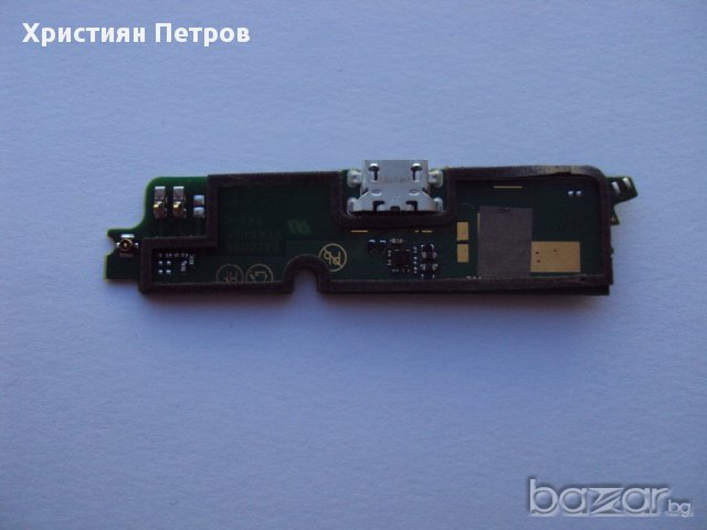 Долна платка с микрофон + антена + зареждане за Lenovo A859, снимка 2 - Калъфи, кейсове - 13438350