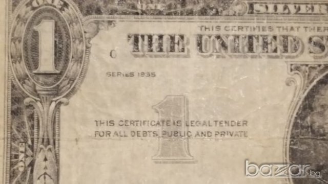 RARE $ 1 DOUBLE DATE 1935, снимка 2 - Нумизматика и бонистика - 19865717