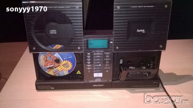 weltech-cd/deck/tuner/amplifier/aux-внос швеицария, снимка 3 - Ресийвъри, усилватели, смесителни пултове - 12665539