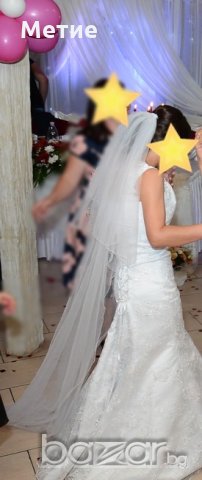 Много стилна и изискана Булчинска рокля, снимка 9 - Сватбени рокли - 20524558